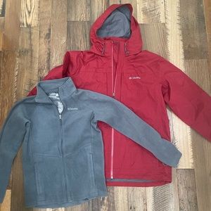 Columbia 2pc winter coat Wm XL